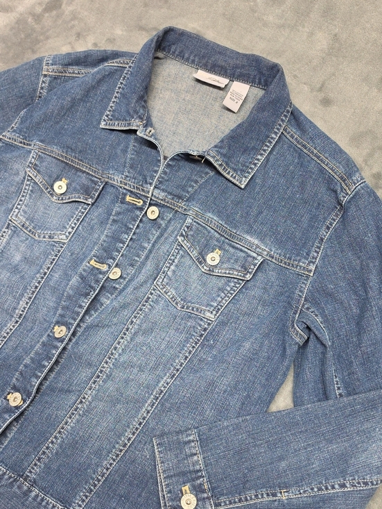 Chico's Jackets & Blazers - Chico's Medium Blue Denim Jean Jacket Sz 2(Lg)